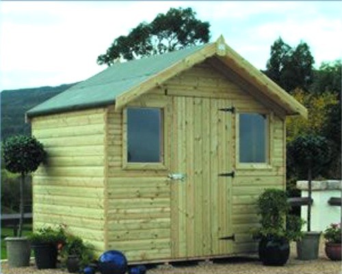 The Cabin is a very attractive design and has many uses for storage, work-shops etc - supplied & fitted by Donald Murphy Fencing Services, Waterford, Ireland